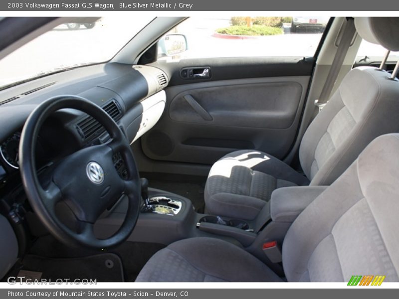 Blue Silver Metallic / Grey 2003 Volkswagen Passat GLS Wagon
