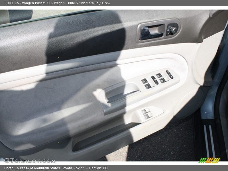 Blue Silver Metallic / Grey 2003 Volkswagen Passat GLS Wagon