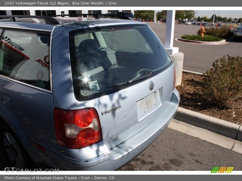 Blue Silver Metallic / Grey 2003 Volkswagen Passat GLS Wagon
