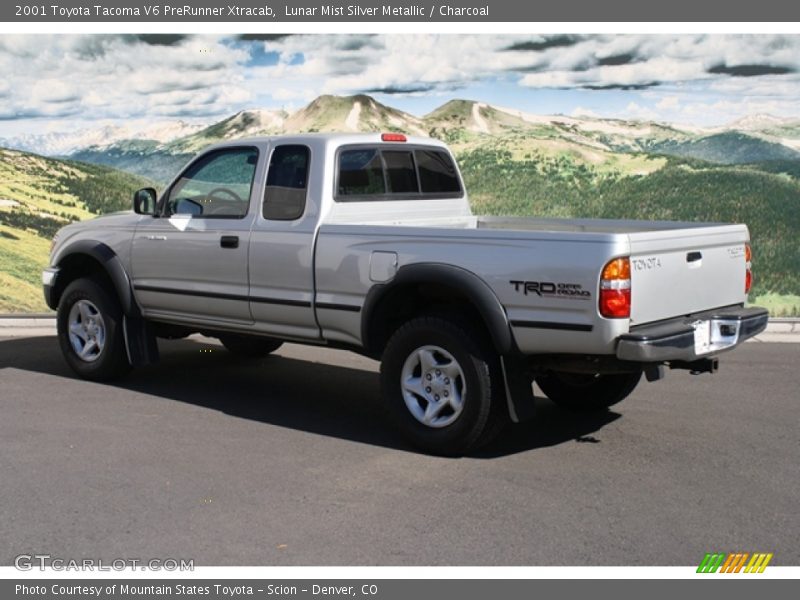 Lunar Mist Silver Metallic / Charcoal 2001 Toyota Tacoma V6 PreRunner Xtracab