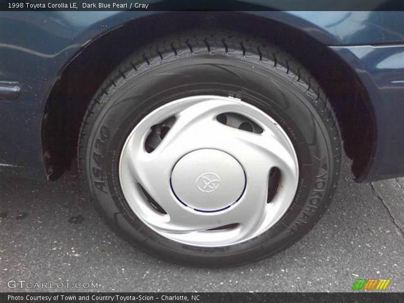 Dark Blue Pearl / Gray 1998 Toyota Corolla LE