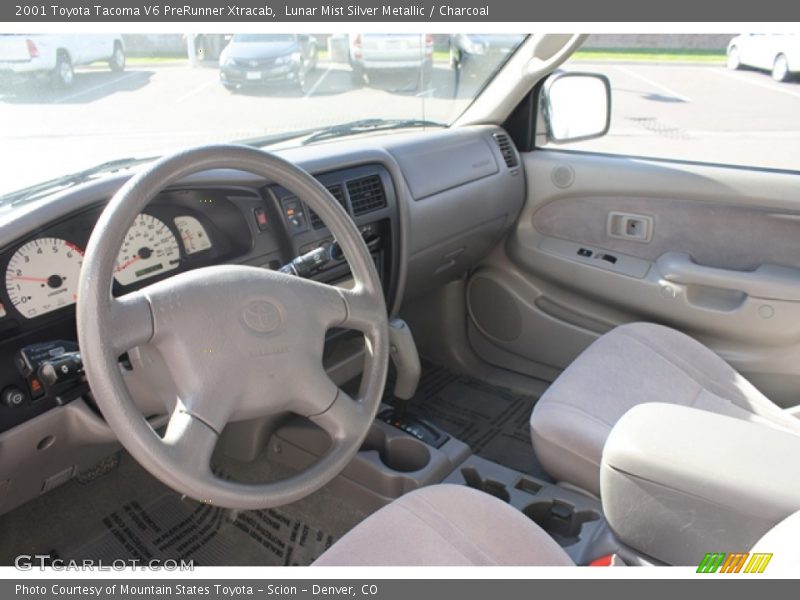 Lunar Mist Silver Metallic / Charcoal 2001 Toyota Tacoma V6 PreRunner Xtracab