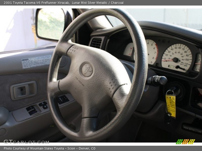 Lunar Mist Silver Metallic / Charcoal 2001 Toyota Tacoma V6 PreRunner Xtracab