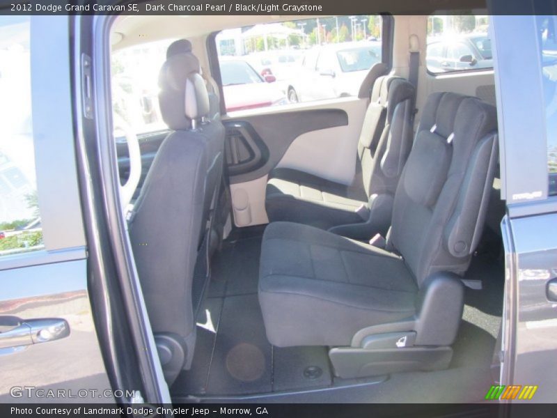 Dark Charcoal Pearl / Black/Light Graystone 2012 Dodge Grand Caravan SE