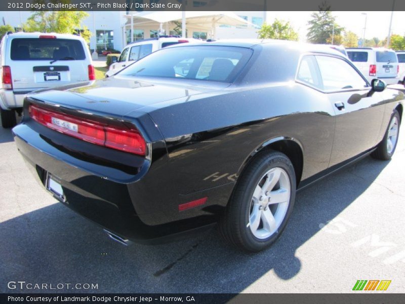 Pitch Black / Dark Slate Gray 2012 Dodge Challenger SXT