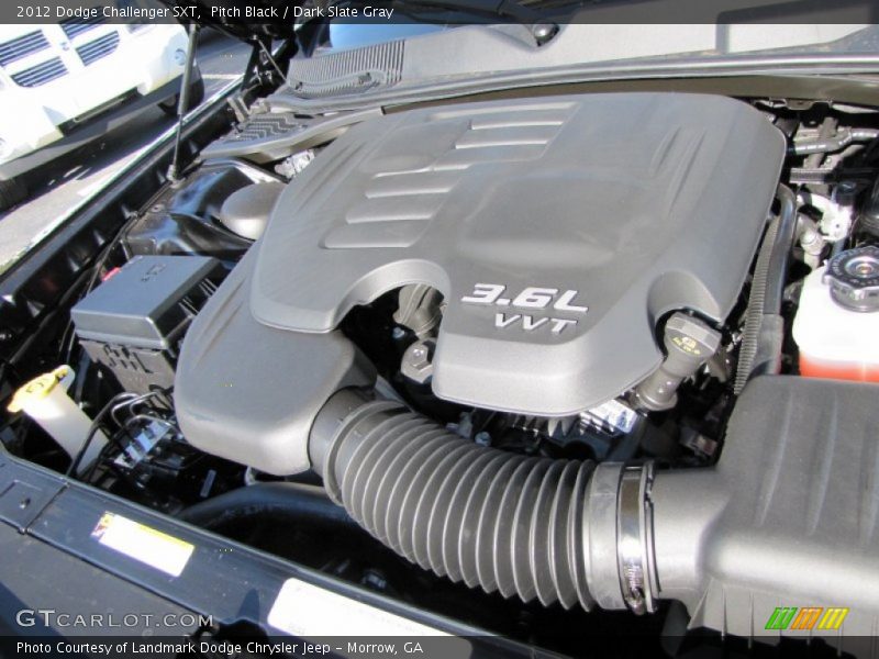 Pitch Black / Dark Slate Gray 2012 Dodge Challenger SXT