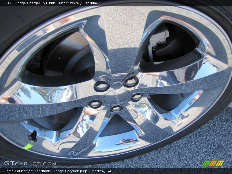 Bright White / Tan/Black 2012 Dodge Charger R/T Plus