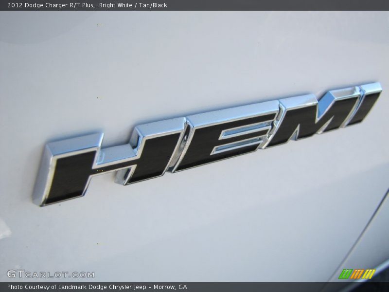 Bright White / Tan/Black 2012 Dodge Charger R/T Plus