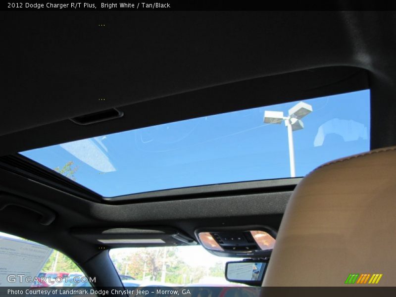 Bright White / Tan/Black 2012 Dodge Charger R/T Plus
