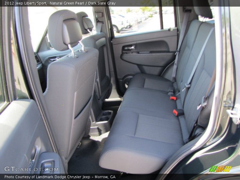Natural Green Pearl / Dark Slate Gray 2012 Jeep Liberty Sport