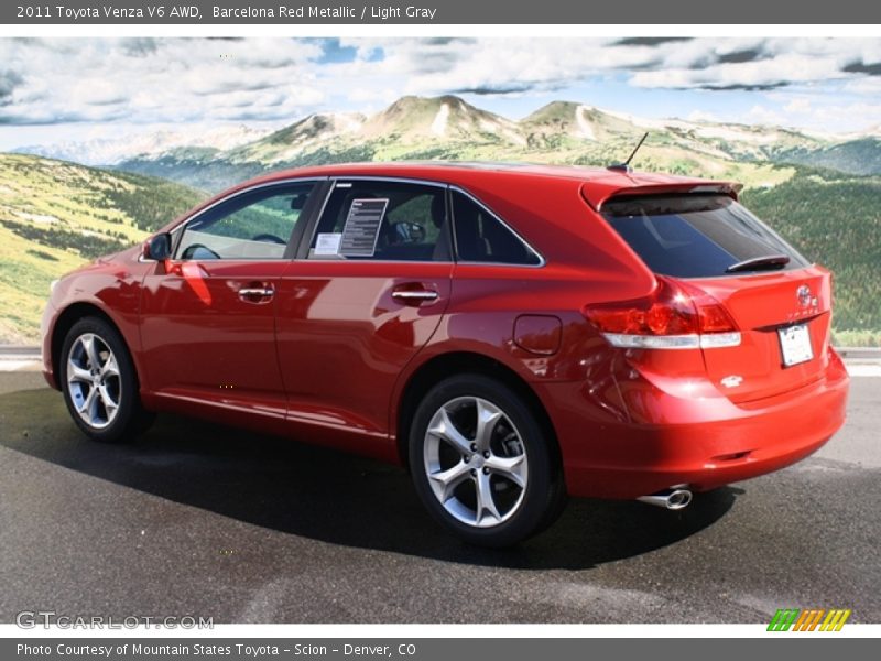 Barcelona Red Metallic / Light Gray 2011 Toyota Venza V6 AWD