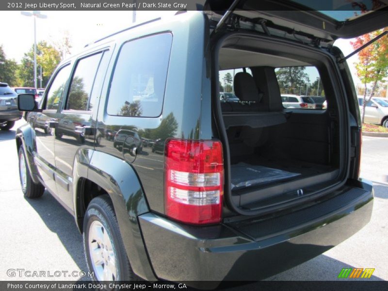 Natural Green Pearl / Dark Slate Gray 2012 Jeep Liberty Sport