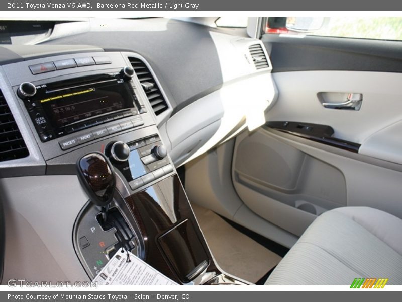 Barcelona Red Metallic / Light Gray 2011 Toyota Venza V6 AWD