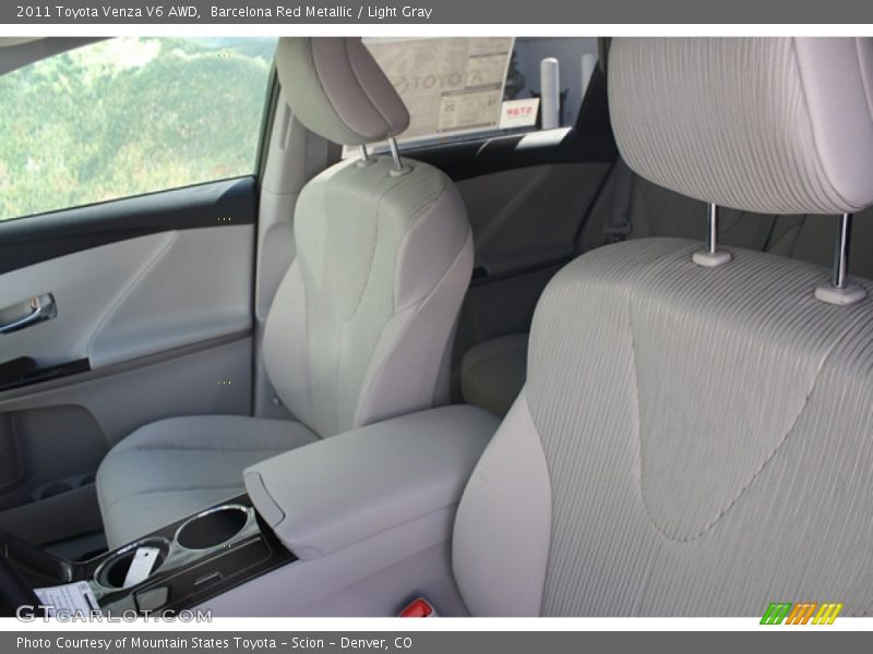 Barcelona Red Metallic / Light Gray 2011 Toyota Venza V6 AWD