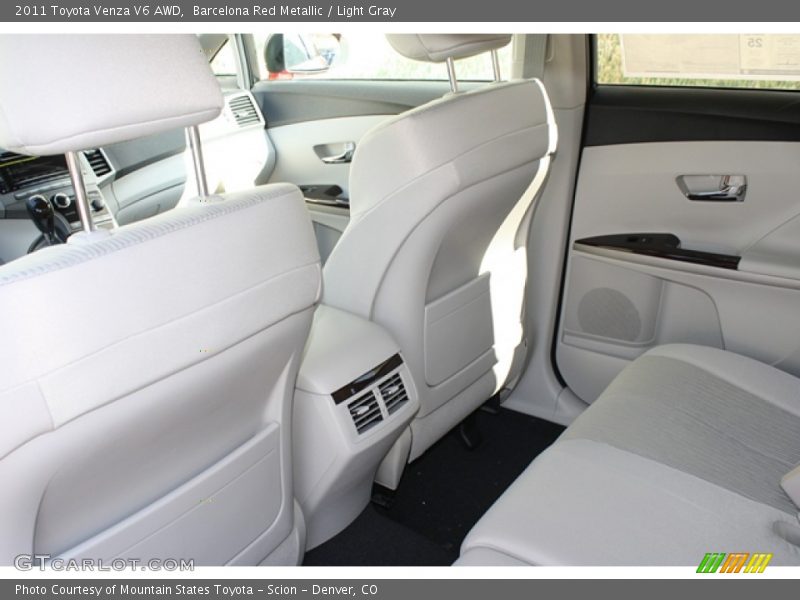 Barcelona Red Metallic / Light Gray 2011 Toyota Venza V6 AWD