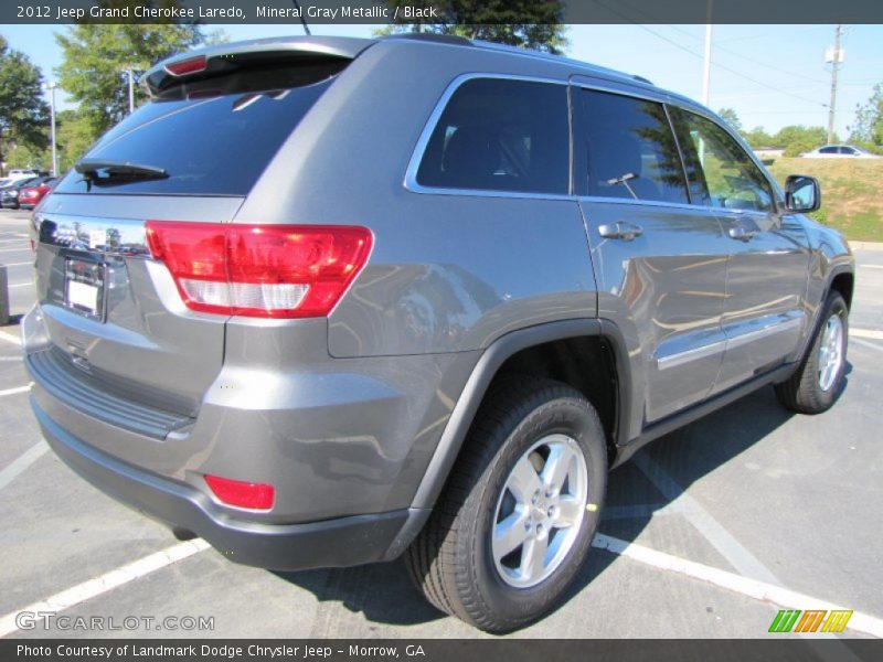 Mineral Gray Metallic / Black 2012 Jeep Grand Cherokee Laredo