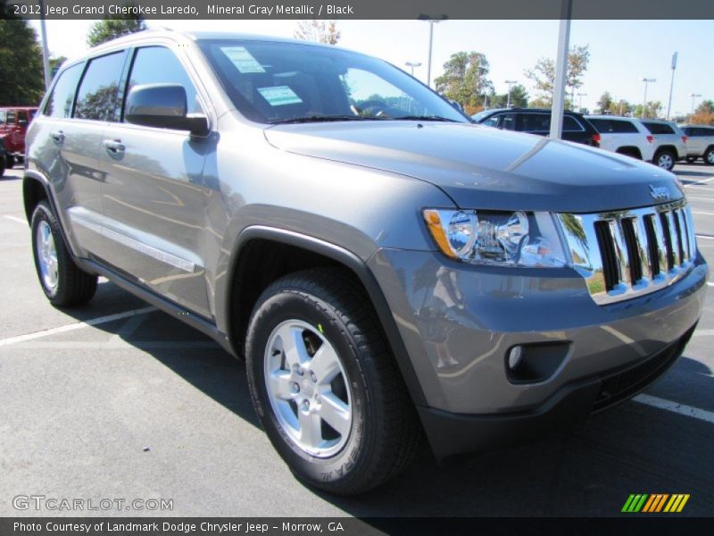 Mineral Gray Metallic / Black 2012 Jeep Grand Cherokee Laredo