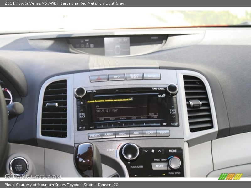 Barcelona Red Metallic / Light Gray 2011 Toyota Venza V6 AWD