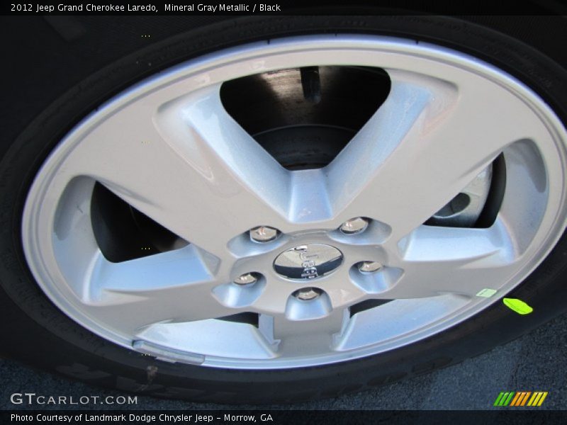 Mineral Gray Metallic / Black 2012 Jeep Grand Cherokee Laredo
