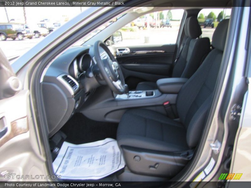 Mineral Gray Metallic / Black 2012 Jeep Grand Cherokee Laredo