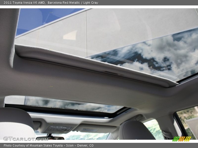 Barcelona Red Metallic / Light Gray 2011 Toyota Venza V6 AWD