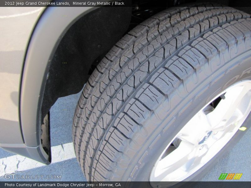 Mineral Gray Metallic / Black 2012 Jeep Grand Cherokee Laredo