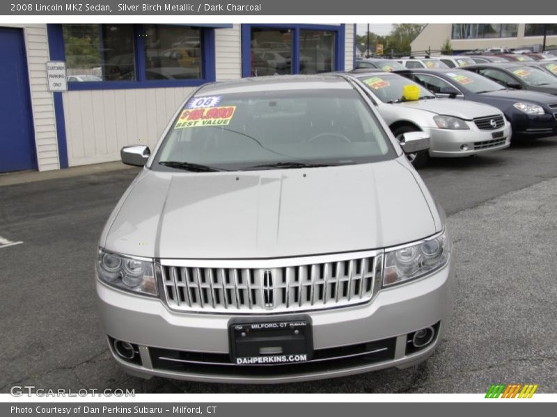 Silver Birch Metallic / Dark Charcoal 2008 Lincoln MKZ Sedan