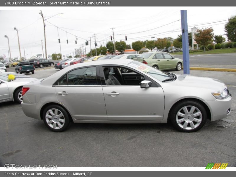Silver Birch Metallic / Dark Charcoal 2008 Lincoln MKZ Sedan