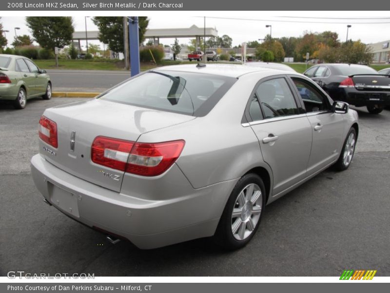 Silver Birch Metallic / Dark Charcoal 2008 Lincoln MKZ Sedan