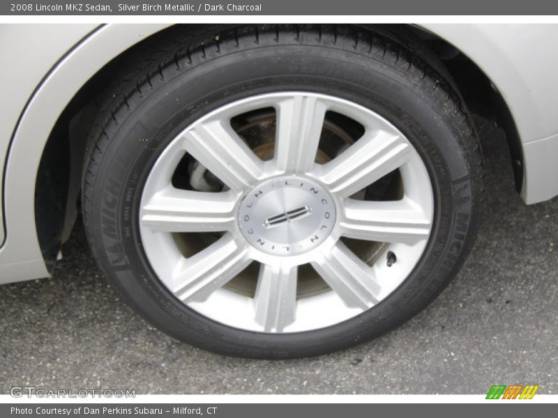 Silver Birch Metallic / Dark Charcoal 2008 Lincoln MKZ Sedan