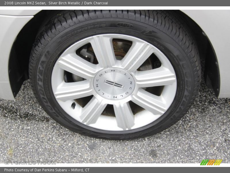 Silver Birch Metallic / Dark Charcoal 2008 Lincoln MKZ Sedan