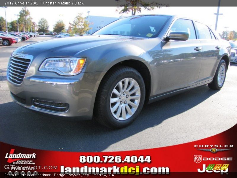 Tungsten Metallic / Black 2012 Chrysler 300