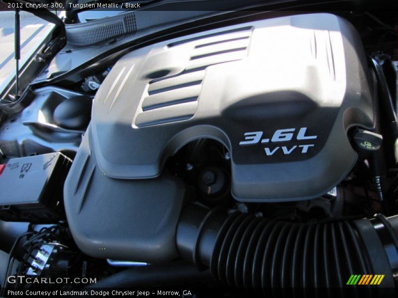 Tungsten Metallic / Black 2012 Chrysler 300