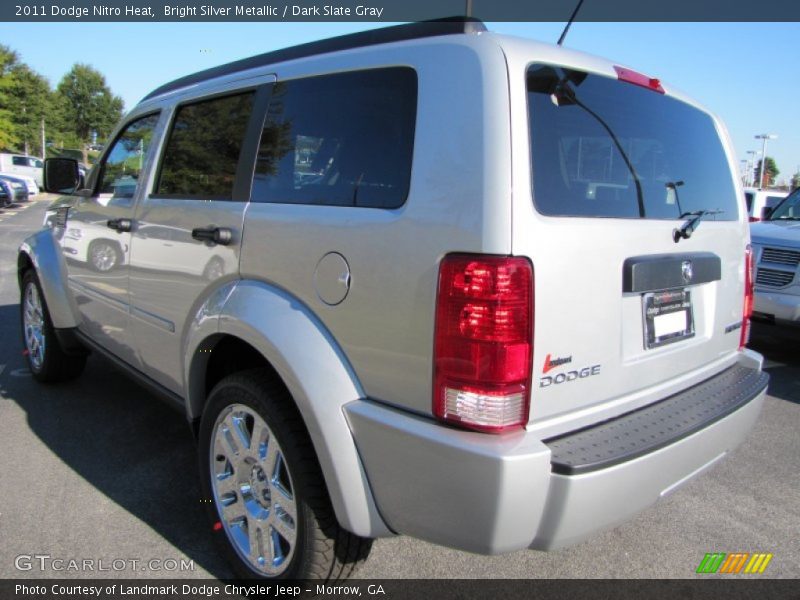 Bright Silver Metallic / Dark Slate Gray 2011 Dodge Nitro Heat