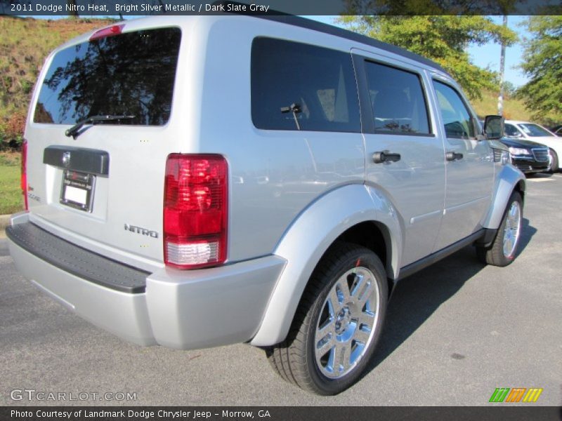Bright Silver Metallic / Dark Slate Gray 2011 Dodge Nitro Heat