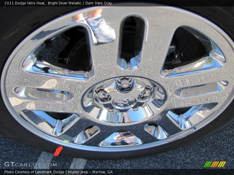 Bright Silver Metallic / Dark Slate Gray 2011 Dodge Nitro Heat