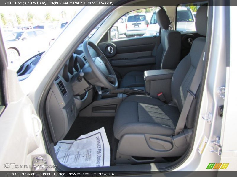 Bright Silver Metallic / Dark Slate Gray 2011 Dodge Nitro Heat