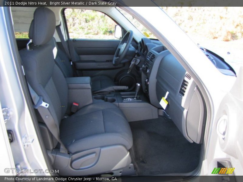 Bright Silver Metallic / Dark Slate Gray 2011 Dodge Nitro Heat