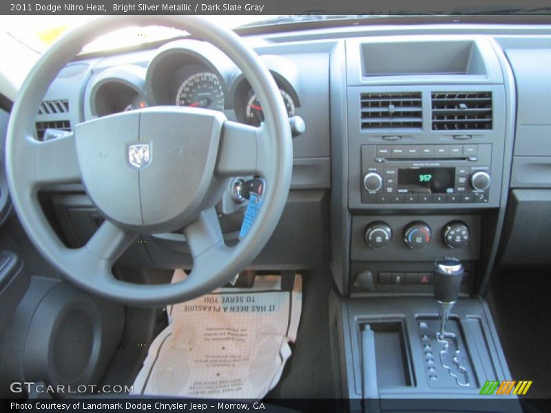 Bright Silver Metallic / Dark Slate Gray 2011 Dodge Nitro Heat