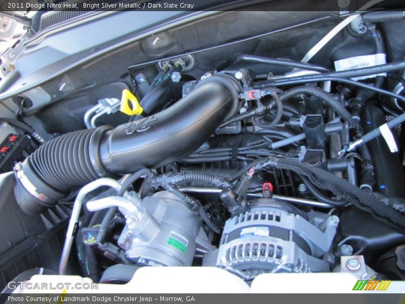 Bright Silver Metallic / Dark Slate Gray 2011 Dodge Nitro Heat