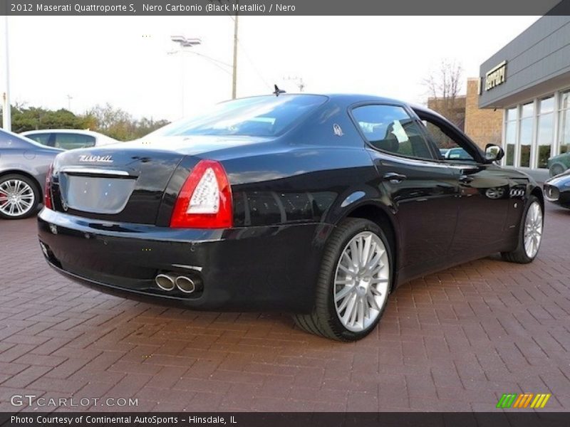 Nero Carbonio (Black Metallic) / Nero 2012 Maserati Quattroporte S