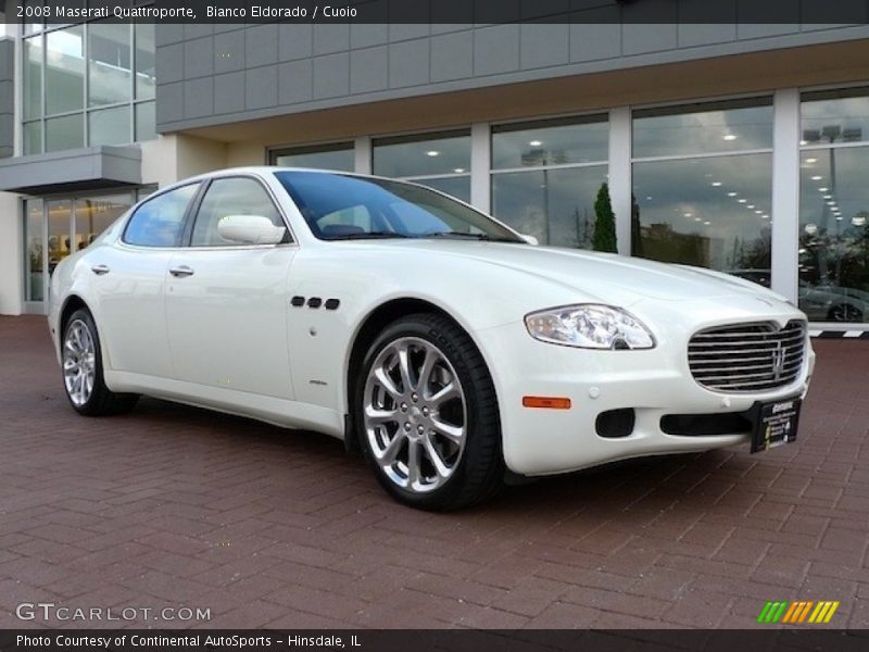 Bianco Eldorado / Cuoio 2008 Maserati Quattroporte