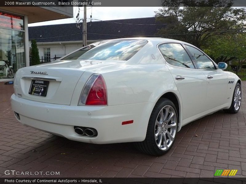 Bianco Eldorado / Cuoio 2008 Maserati Quattroporte