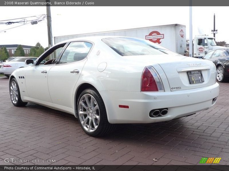 Bianco Eldorado / Cuoio 2008 Maserati Quattroporte