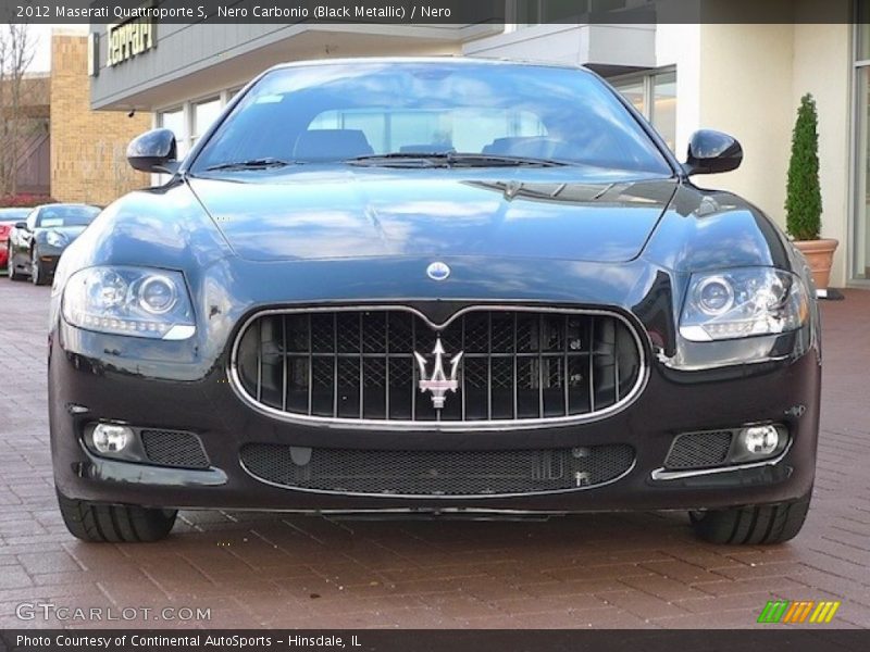 Nero Carbonio (Black Metallic) / Nero 2012 Maserati Quattroporte S