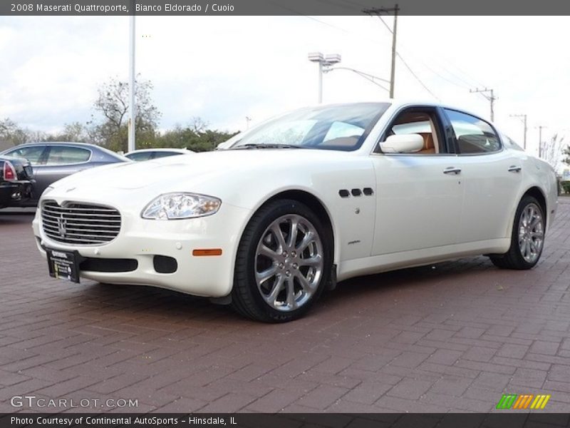 Bianco Eldorado / Cuoio 2008 Maserati Quattroporte