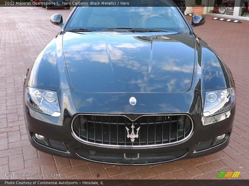 Nero Carbonio (Black Metallic) / Nero 2012 Maserati Quattroporte S