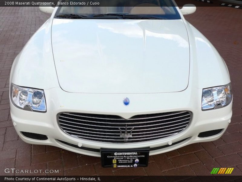 Bianco Eldorado / Cuoio 2008 Maserati Quattroporte