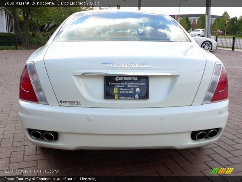 Bianco Eldorado / Cuoio 2008 Maserati Quattroporte
