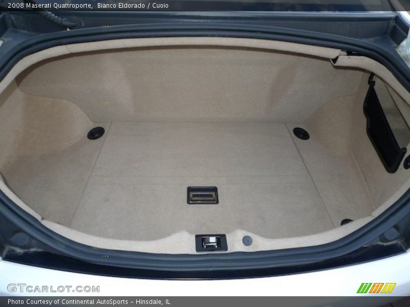 Bianco Eldorado / Cuoio 2008 Maserati Quattroporte